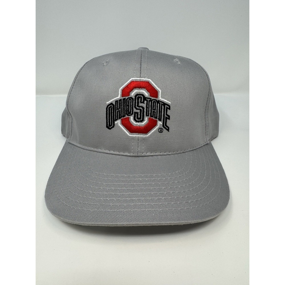 Ohio State University Buckeyes Strapback Hat Cap Unisex NCAA Gray